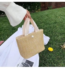 Women Straw Handbag Summer Beach Rattan Tote Bag Crossbody Shoulder Top Handle Handbag Handmade Purse Light Phone Bag (Color ...