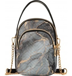 Small Crossbody Bags for Women Trendy Swirls Fluid Black Marble Travel Sling Bag Women's Crossbody Handbags Satchel Bags $14....