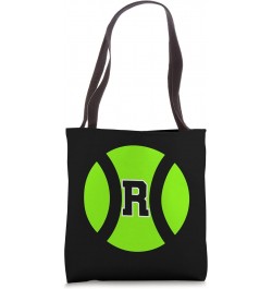 Letter Initial R Tennis Ball Monogram Tote Bag $9.40 Totes