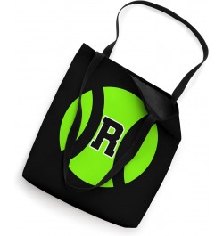 Letter Initial R Tennis Ball Monogram Tote Bag $9.40 Totes