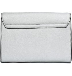 Women Elegant Faux Leather Evening Envelope Clutch Purse Foldover Bags for Party Wedding Prom A-silver $13.20 Evening Bags