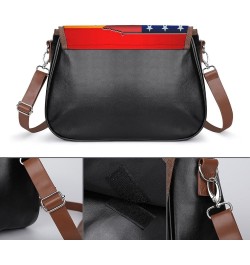 Shoulder Round Messenger Bag Leather Travel Briefcase Satchel for Office, Work, Travel Pattern (361) $22.95 Shoulder Bags