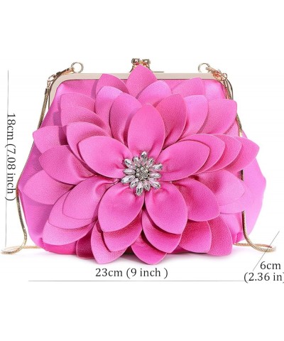 Women's Evening Clutches Handbags Formal Party Wallets Wedding Purses Wristlets Ethnic Totes Satchel 8619-rose Red $30.15 Eve...