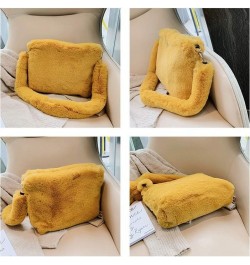 Women Autumn Winter Faux Fur Shoulder Bag Plush Strap Crossbody Bag Fluffy Handbag Yellow $11.72 Shoulder Bags