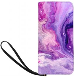 Cool Marble Stone Womens Clutch Wallet Large Wristlet Zipper Clutch Large Travel Purse Design 5 $18.39 Clutches