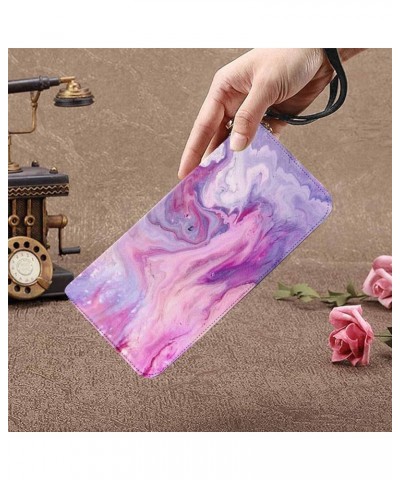 Cool Marble Stone Womens Clutch Wallet Large Wristlet Zipper Clutch Large Travel Purse Design 5 $18.39 Clutches