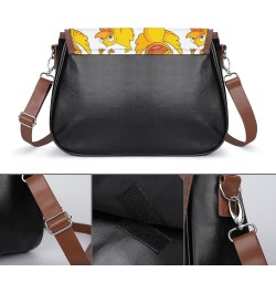 Fashion Crossbody Bags Women's Shoulder Bags Classic City Leather Satchels Hobo Bags Yellow Color5 $26.49 Hobo Bags