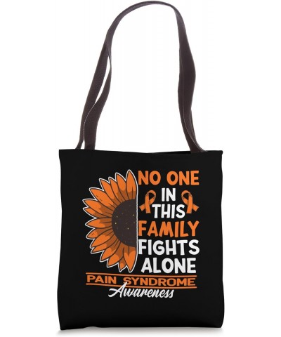 No One In This Family Fights Alone I Regional Pain Syndrome Tote Bag $13.05 Totes