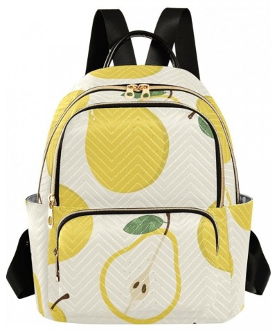 Lemon Fruit Pattern Women's Backpack Wallet Casual Small Backpack Fashion Women's Travel Bag School Backpack Color169 Medium ...