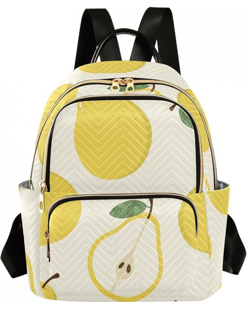 Lemon Fruit Pattern Women's Backpack Wallet Casual Small Backpack Fashion Women's Travel Bag School Backpack Color169 Medium ...