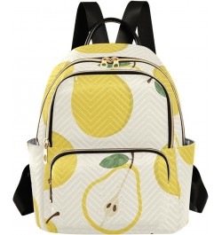 Lemon Fruit Pattern Women's Backpack Wallet Casual Small Backpack Fashion Women's Travel Bag School Backpack Color169 Medium ...