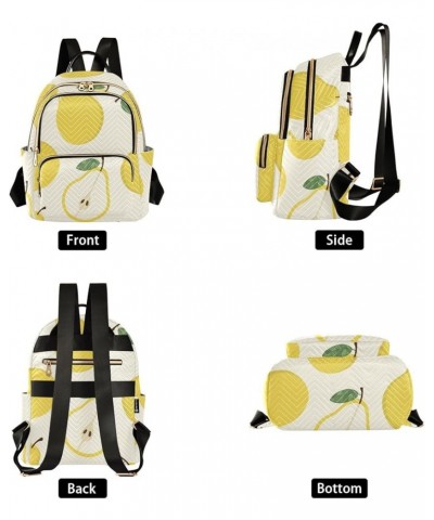 Lemon Fruit Pattern Women's Backpack Wallet Casual Small Backpack Fashion Women's Travel Bag School Backpack Color169 Medium ...