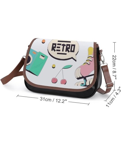 Fashion Crossbody Bags Women's Shoulder Bags Classic City Leather Satchels Hobo Bags Cartoon Fashion Beauty Color10 $22.50 Ho...