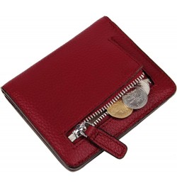 Small Leather Wallet for Women, Ladies Credit Card Holder RFID Blocking Women's Mini Bifold Pocket Purse Wine Rfid Blocking $...