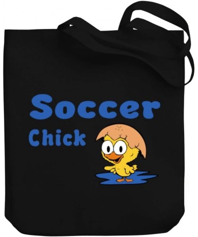 Soccer Chick Canvas Tote Bag 10.5" x 16" x 4 $17.20 Totes