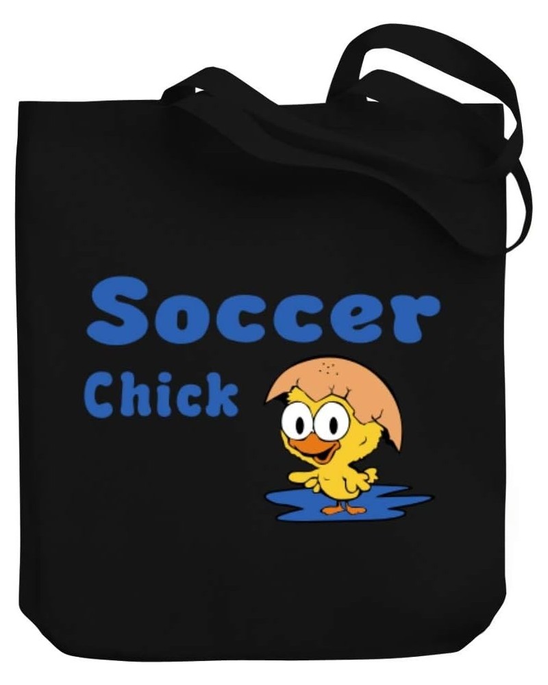 Soccer Chick Canvas Tote Bag 10.5" x 16" x 4 $17.20 Totes