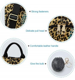 Women's Fashion Backpack Purses, Animal Print Zebra Leopard Backpack Shoulder Bag for Women $23.51 Backpacks