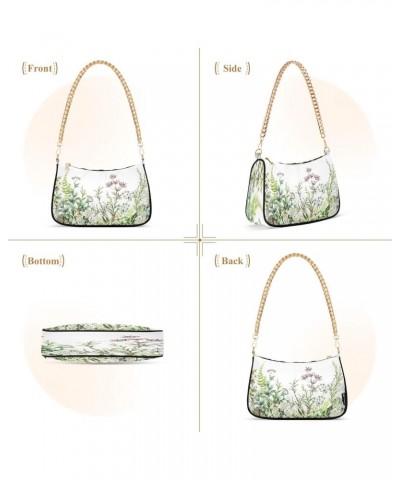 Flowers Shoulder Bag for Women Shoulder Handbags with Zipper Closure Mini Shoulder Purse Crossbody Bags for Women $14.57 Shou...