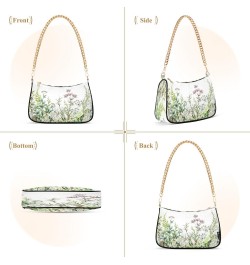 Flowers Shoulder Bag for Women Shoulder Handbags with Zipper Closure Mini Shoulder Purse Crossbody Bags for Women $14.57 Shou...