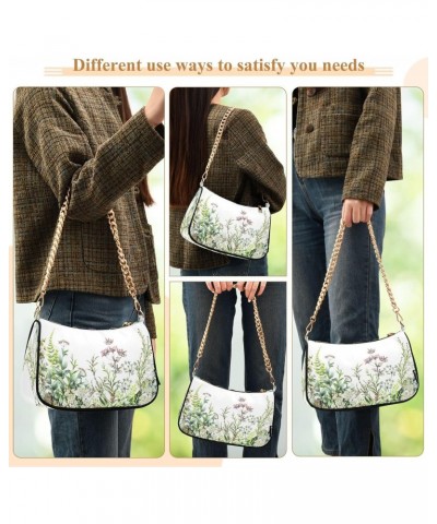 Flowers Shoulder Bag for Women Shoulder Handbags with Zipper Closure Mini Shoulder Purse Crossbody Bags for Women $14.57 Shou...