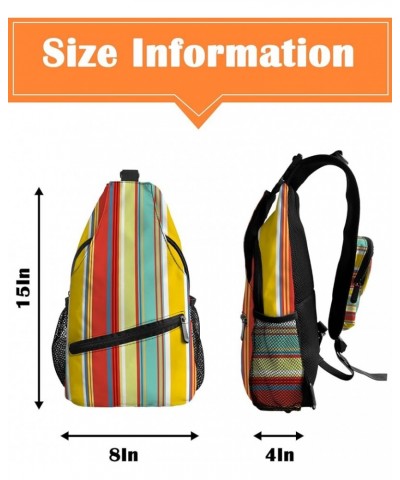 Sling Bag Crossbody Bag for Women Men Fall in Love Watercolor Pumpkin and Maple Leaves Waterproof Hiking Backpack Lightweight...