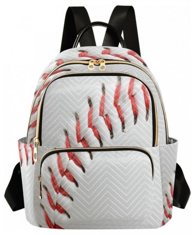 Baseball Space Liner Women Backpack Purse Ladies Fashion Shoulder Bag Daypack Travel Bag 7.5L Small $16.73 Backpacks