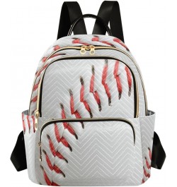 Baseball Space Liner Women Backpack Purse Ladies Fashion Shoulder Bag Daypack Travel Bag 7.5L Small $16.73 Backpacks