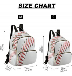 Baseball Space Liner Women Backpack Purse Ladies Fashion Shoulder Bag Daypack Travel Bag 7.5L Small $16.73 Backpacks