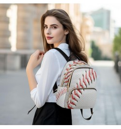 Baseball Space Liner Women Backpack Purse Ladies Fashion Shoulder Bag Daypack Travel Bag 7.5L Small $16.73 Backpacks