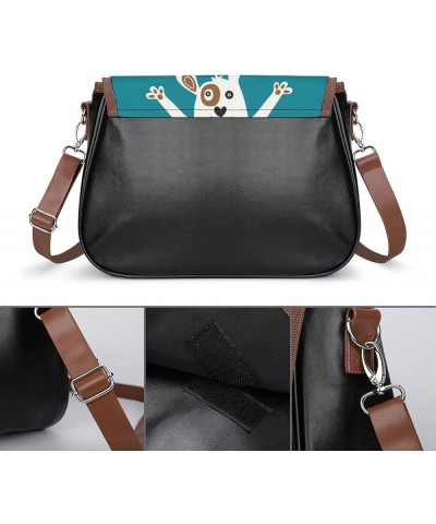 Printed Shoulder Crossbody Bag Leather Hobo Bags Medium Ladies Top Handles Satchels Take A Picture Cartoon Color6 $24.15 Hobo...