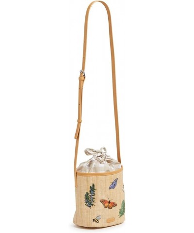 Women's Straw Crossbody Purse Nature Study Neutral $16.06 Crossbody Bags