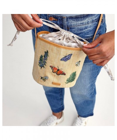 Women's Straw Crossbody Purse Nature Study Neutral $16.06 Crossbody Bags