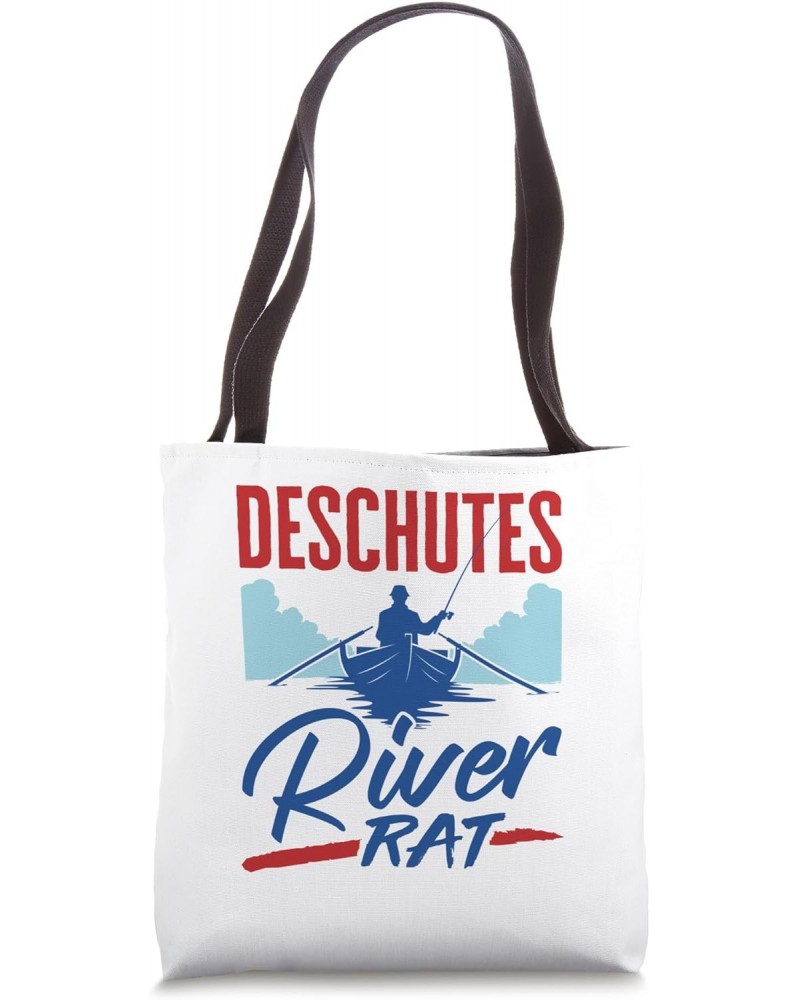 Deschutes River Rat Rafting Canoeing Fishing Boating Tote Bag $13.19 Totes