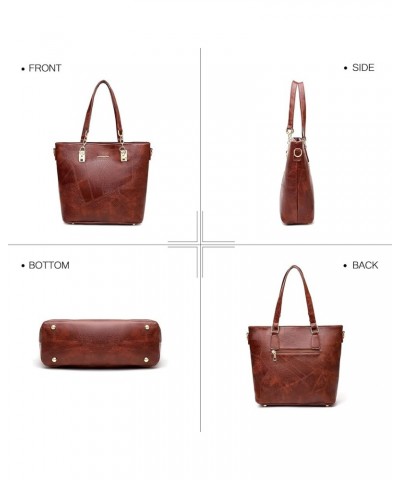 Designer Purses and Handbags for Women Satchel Shoulder Bag Tote Top Handle Bag 5a-brown $15.37 Totes