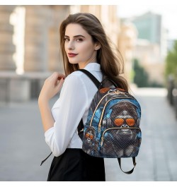 Small Backpack for Women Travel Bag Gorilla with Headphones Daypack Purse Fashion Shoulder Bag Rucksack Small B828 $15.33 Bac...