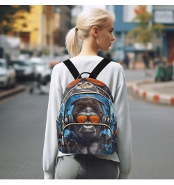 Small Backpack for Women Travel Bag Gorilla with Headphones Daypack Purse Fashion Shoulder Bag Rucksack Small B828 $15.33 Bac...