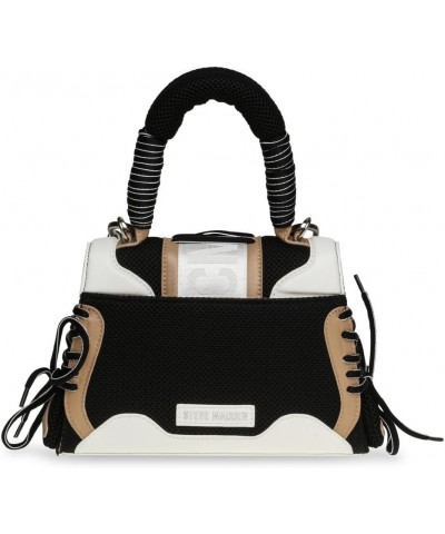 Womens Diego Handbag Black/Tan $52.83 Crossbody Bags