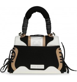 Womens Diego Handbag Black/Tan $52.83 Crossbody Bags