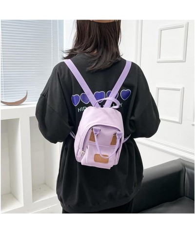 Small Backpack Purse for Women Womens Backpack Purse for Women Mini Backpack Purse Aesthetic Purse (Purple) (Pink) Purple $10...