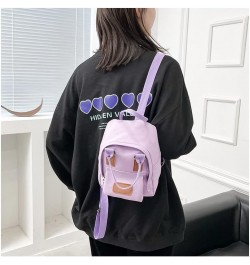 Small Backpack Purse for Women Womens Backpack Purse for Women Mini Backpack Purse Aesthetic Purse (Purple) (Pink) Purple $10...