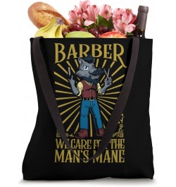 We care for the man's mane - Barbier Tote Bag $16.50 Totes