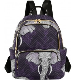 Mini Backpack Purse for Women Lightweight Girls Small Size Ethnic Elephant Head School Teens College Traveling Small $16.50 B...