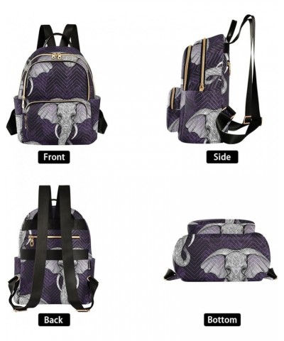 Mini Backpack Purse for Women Lightweight Girls Small Size Ethnic Elephant Head School Teens College Traveling Small $16.50 B...