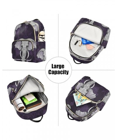 Mini Backpack Purse for Women Lightweight Girls Small Size Ethnic Elephant Head School Teens College Traveling Small $16.50 B...