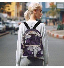 Mini Backpack Purse for Women Lightweight Girls Small Size Ethnic Elephant Head School Teens College Traveling Small $16.50 B...