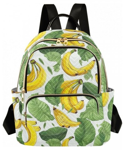 Banana Fruit Backpack for Women Fashion Shoulder Bags Small Casual Daypack Travel Bag S 202a4484 S(10.23"x5.11"x12.59") 202a4...