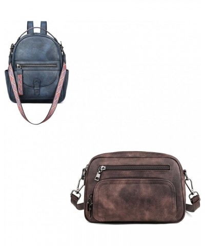 Mini Backpack Purse for Women and Crossbody Purses $31.40 Backpacks