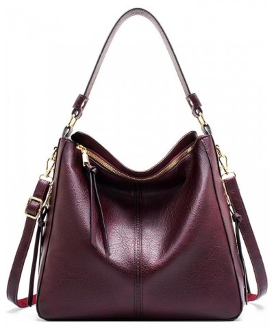 Ladies Handbag Shoulder Bag Large Elegant Shopping Bag Crossbody Bag Purple $31.84 Totes