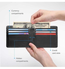 PU Leather Bifold Wallet Coin Purse Soft Stylish Credit Pass Case Card-Holder for Boy Girl Men Woman Money Storage Multi 12 $...