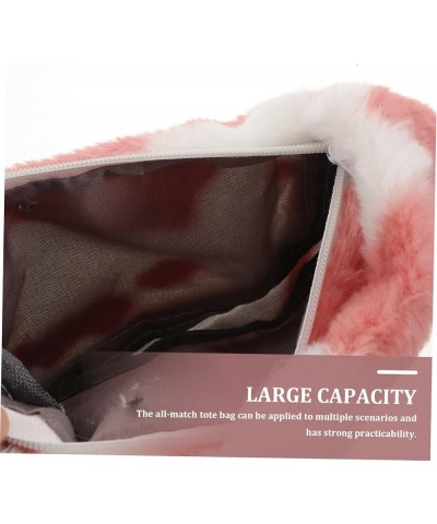 2pcs All Match Shoulder Bag Plush Texture Miss Small Wallet Pinkx3pcs $14.68 Shoulder Bags